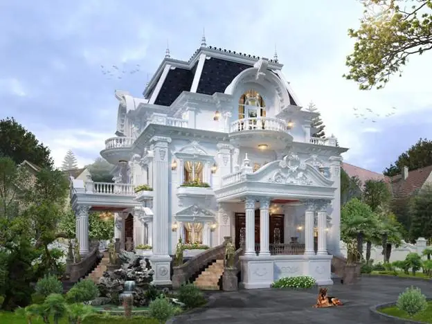 BIỆT THỰ 3 TẦNG KIỂU PHÁP Ở TP HCM 