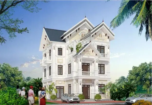 BIỆT THỰ TÂN CỔ ĐIỂN 3 TẦNG 15X18M Ở ĐÀ NẴNG