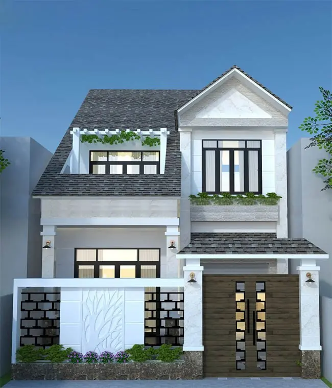 THI CÔNG NHÀ 2 TẦNG 8X10M