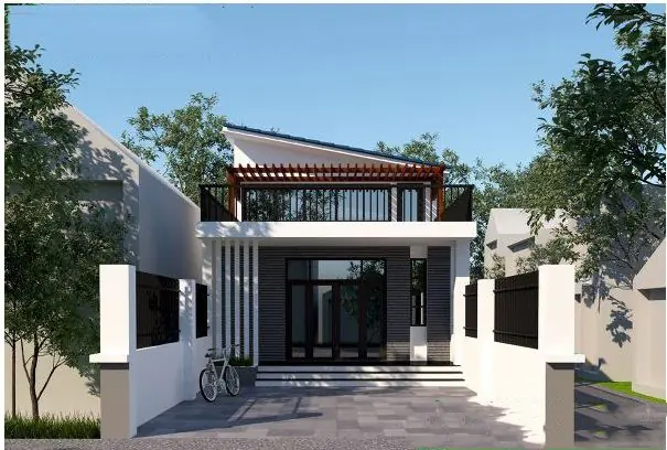 NHÀ CẤP 4 CÓ GÁC LỬNG 5X15