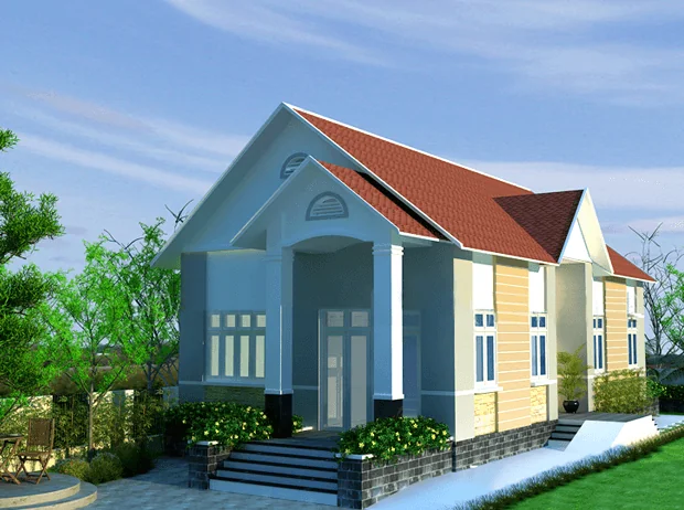 NHÀ CẤP 4 MÁI THÁI 
