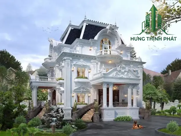 BIỆT THỰ 3 TẦNG KIỂU PHÁP Ở TP HCM 