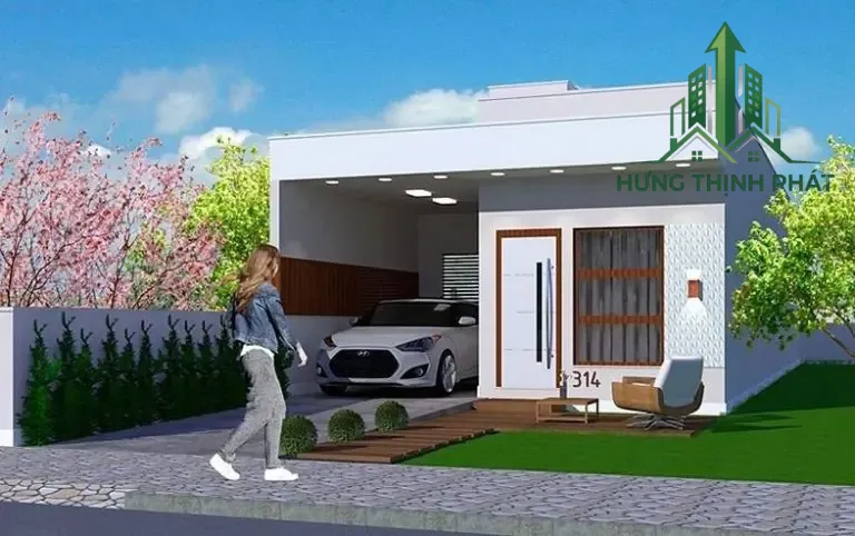NHÀ CẤP 4 GÁC LỬNG 3PN 1 PHÒNG THỜ ĐẸP